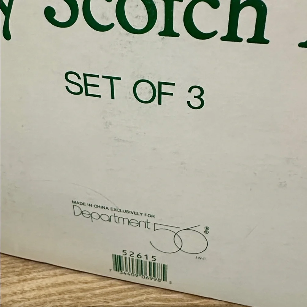 Department 56 Dept‎ Village Snowy Scotch Pines Set Of 3 Trees 52615